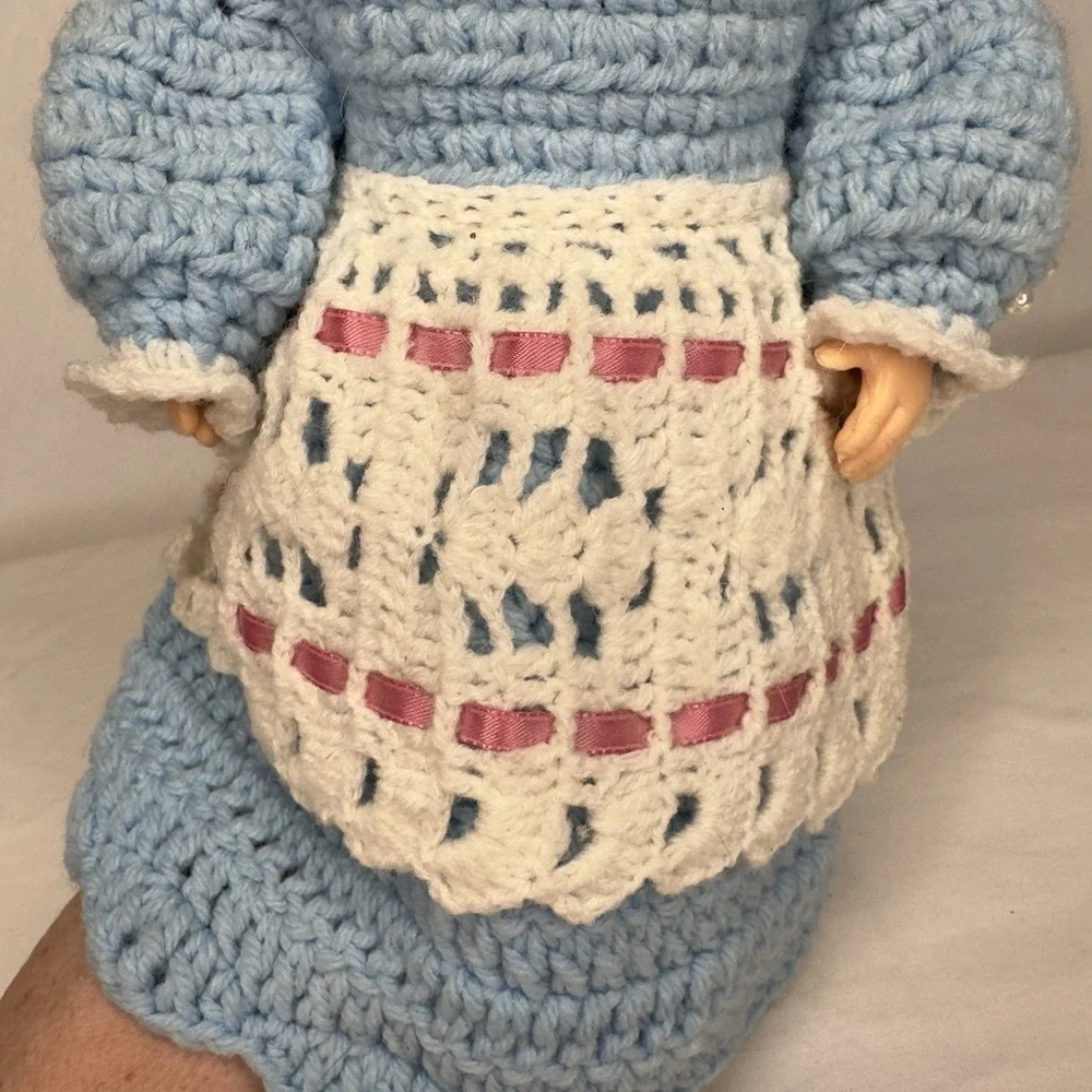 Adorable Grandma Doll Amigurumi Crochet Handmade Character Toy‎